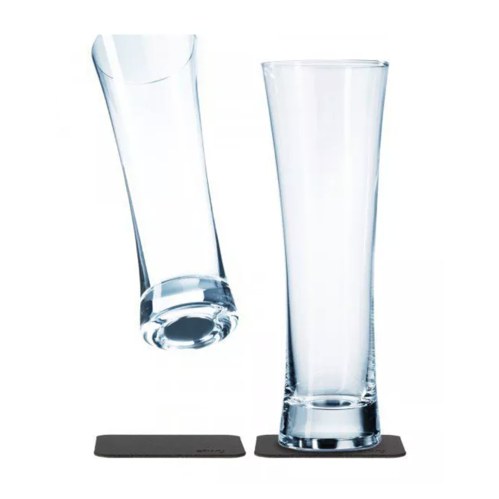 Silwy magneetilliset kristalliset olutlasit 330 ml, kirkas Tritan-lasi ja nano-geelialustat Silwy magneetilliset kristalliset olutlasit 330 ml, kirkas Tritan-lasi ja nano-geelialustat