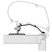 Kattomarkiisin kiinnityssarja Thule Adapter Roof Caravan