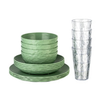 Koziol Exklusiv Göteborg -astiasto, 16-osainen, vihreä