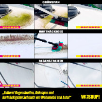 WOSHUP! Regenstreifen Killer -matkailuajoneuvojen ulkopintojen puhdistaja, 1 l
