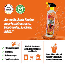 WOSHUP! Grill Bill -tehokas grillinpuhdistusaine, 1 l