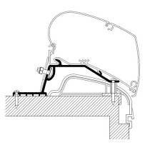 Kattomarkiisin kiinnityssarja Thule Hobby Premium / Ontour