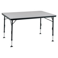 Crespo Valencia II kokoontaittuva harmaa retkipöytä korkeussäädettävillä jaloilla