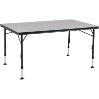 Crespo Valencia III kokoontaittuva harmaa retkipöytä korkeussäädettävillä jaloilla