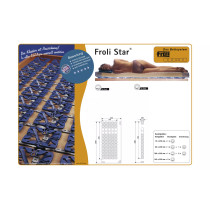 Froli Star Mobil -peruspakkaus sängyn joustojärjestelmälle, 70/80 x 200 cm