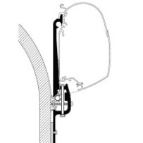 Seinämarkiisin kiinnityssarja Thule Adapter Wall Eriba Touring