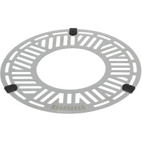 Roadbaker RoadRack Top -paistoritilä uunin alaosaan ruostumattomasta teräksestä