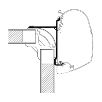 Seinämarkiisin kiinnityssarja Thule High-Top Adapter