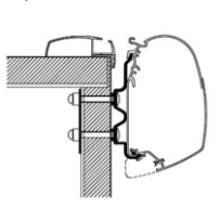 Seinämarkiisin kiinnityssarja Thule Adapter Wall Hobby Optima Ontour 2019