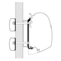 Seinämarkiisin kiinnityssarja Thule Adapter Wall Dethleffs Globebus