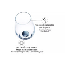 Silwy magneetilliset kristallilasit, 2-osainen setti (400 ml)