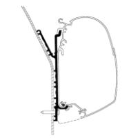 Seinämarkiisin kiinnityssarja Thule Adapter Wall Knaus Deseo 2019