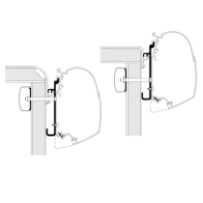 Seinämarkiisin kiinnityssarja Thule Adapter Wall Rapido Serie 7/8