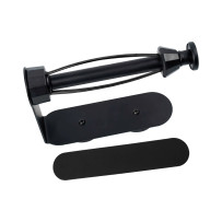 Silwy WC-paperiteline magneettikiinnityksellä musta