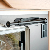 Silwy talouspaperiteline magneettikiinnityksellä musta