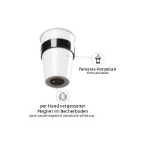 Silwy To-Go Cup -posliinimuki kannella (350 ml)