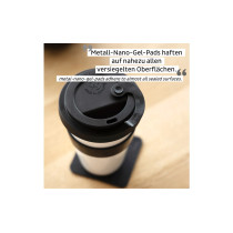 Silwy To-Go Cup -posliinimuki kannella (350 ml)