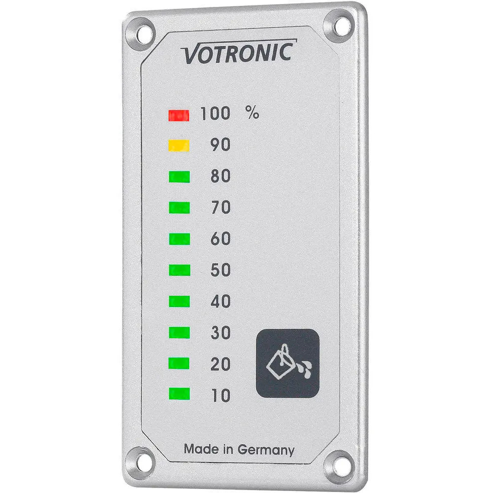 Votronic likavesisäiliön näyttöpaneeli LED-pylväsnäytöllä 12V/24V