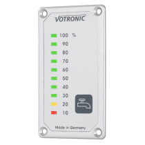 Votronic raikasvesisäiliön näyttöpaneeli LED-pylväsnäytöllä 12V/24V