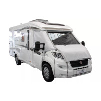 Hindermann Lux -screenelementti, lisäosa lämpöikkunapeitteisiin, aurinko- ja näkösuoja retkeily- ja matkailuautoihin.