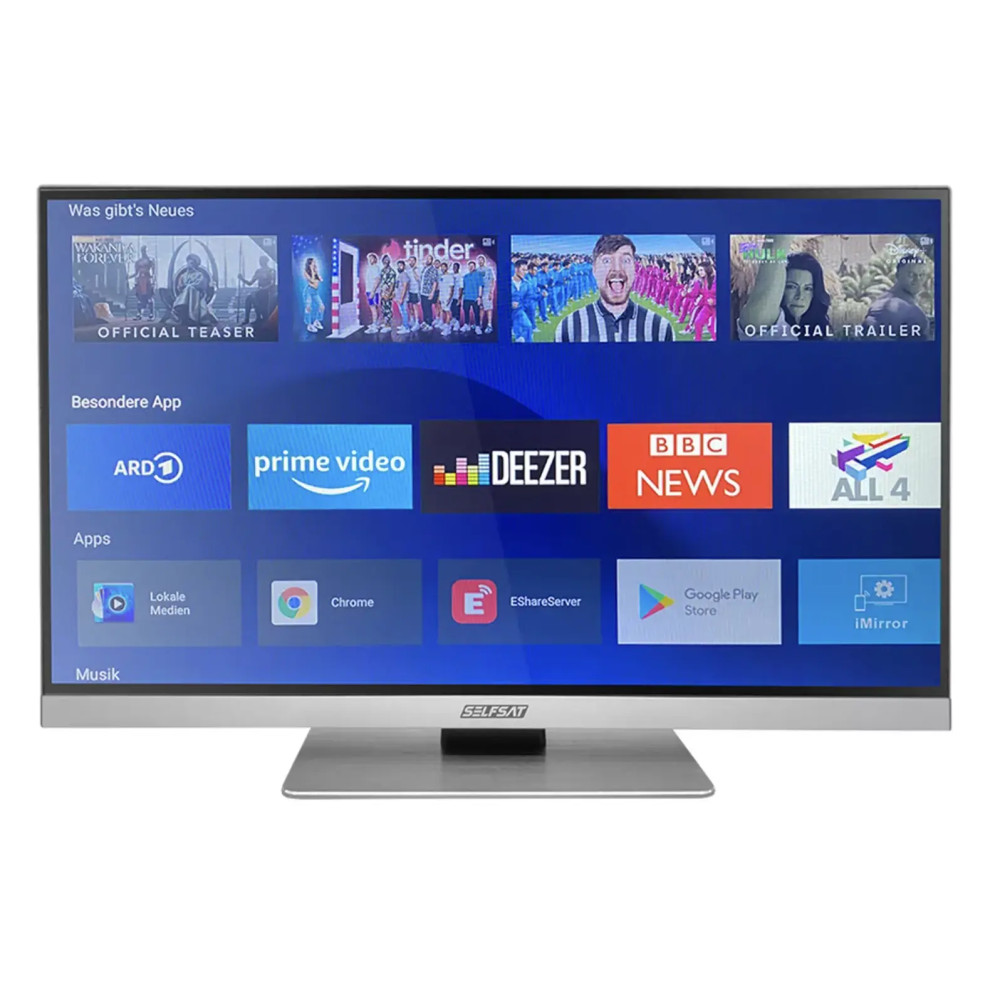 Selfsat Smart Camp 24" Full HD Smart LED-TV kehyksetön