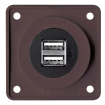 Berker USB-A pistorasia 2-osainen, 12V