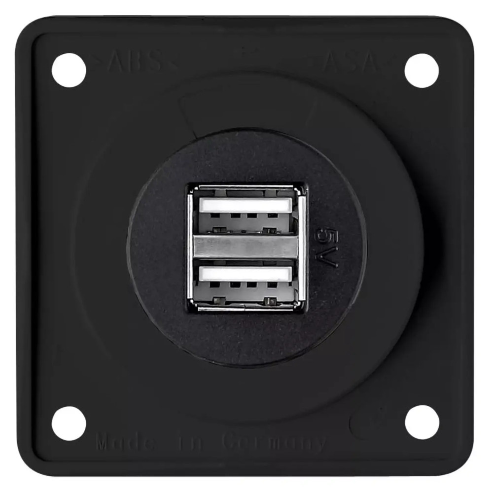 Berker 2-osainen USB-pistorasia 12V