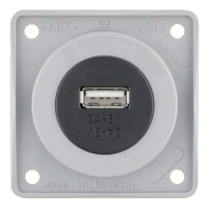 Berker USB-A pistorasia 1-osainen, 12V