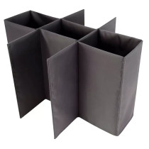 Meori pullonpidike 9 pullolle harmaa