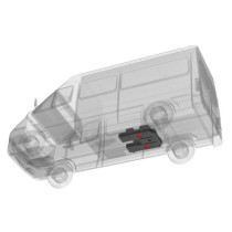 Aplast harmaavesisäiliö Ducato, 75 L (2018-)