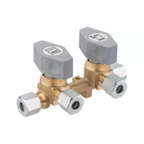 GOK kaasun sulkuhana 2x8 mm helmiliitoksilla