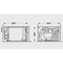 Truma Combi D 6 E -lämmitin ja vedenlämmitin, diesel + sähkö