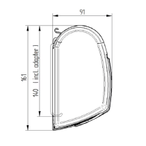 Thule Omnistor 5200 1.92m -seinämarkiisi, hopeanvärinen