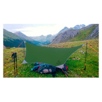 Amazonas Traveller Tarp -sadesuoja riippumatolle, vihreä