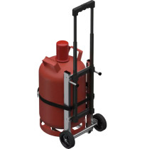 GOK Trolley -kärry ja kuljetussuoja kaasupulloille