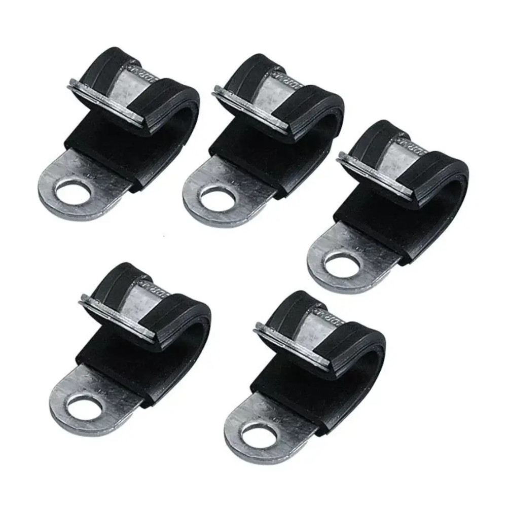 GOK kaasuputken kiinnike 10 mm musta