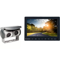 Caratec Safety CSV7010T peruutuskamerasetti 7" näytöllä ja kaksoiskameralla