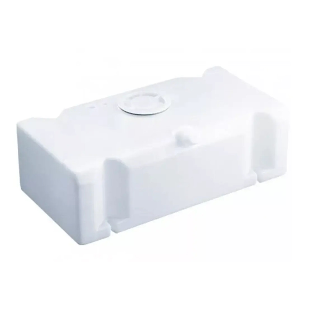 Goebel 45L säiliö juomavedelle tai jätevedelle, mitat 67,5 × 34,5 × 25,5 cm