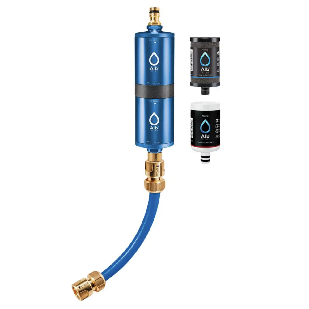 Alb Filter FUSION Active+Nano juomavesisuodatin Camping-setti salkulla