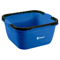 Berger Square ämpäri/pesukori 13L sininen