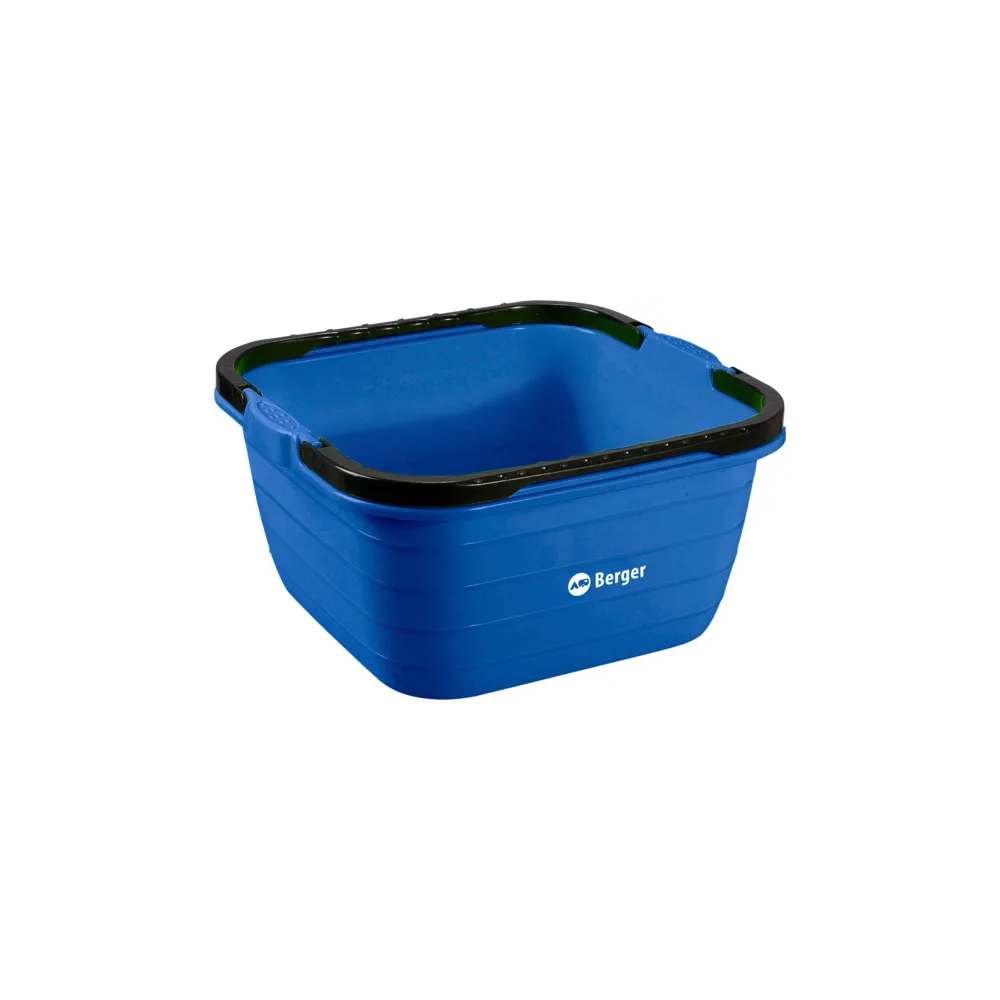 Berger Square ämpäri/pesukori 13L sininen