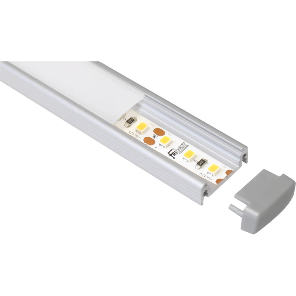 Frilight LED Alu Touch 500 alumiininen LED-valolista kosketuskytkimellä opaali