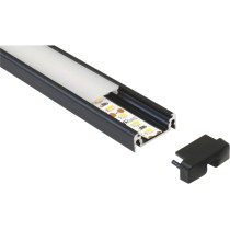 Frilight LED Alu Touch 500 alumiininen LED-valolista kosketuskytkimellä musta