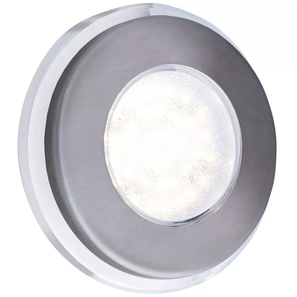 Frilight Flame 21 SMD pinta-asennettava LED-spotti harjatulla teräksellä