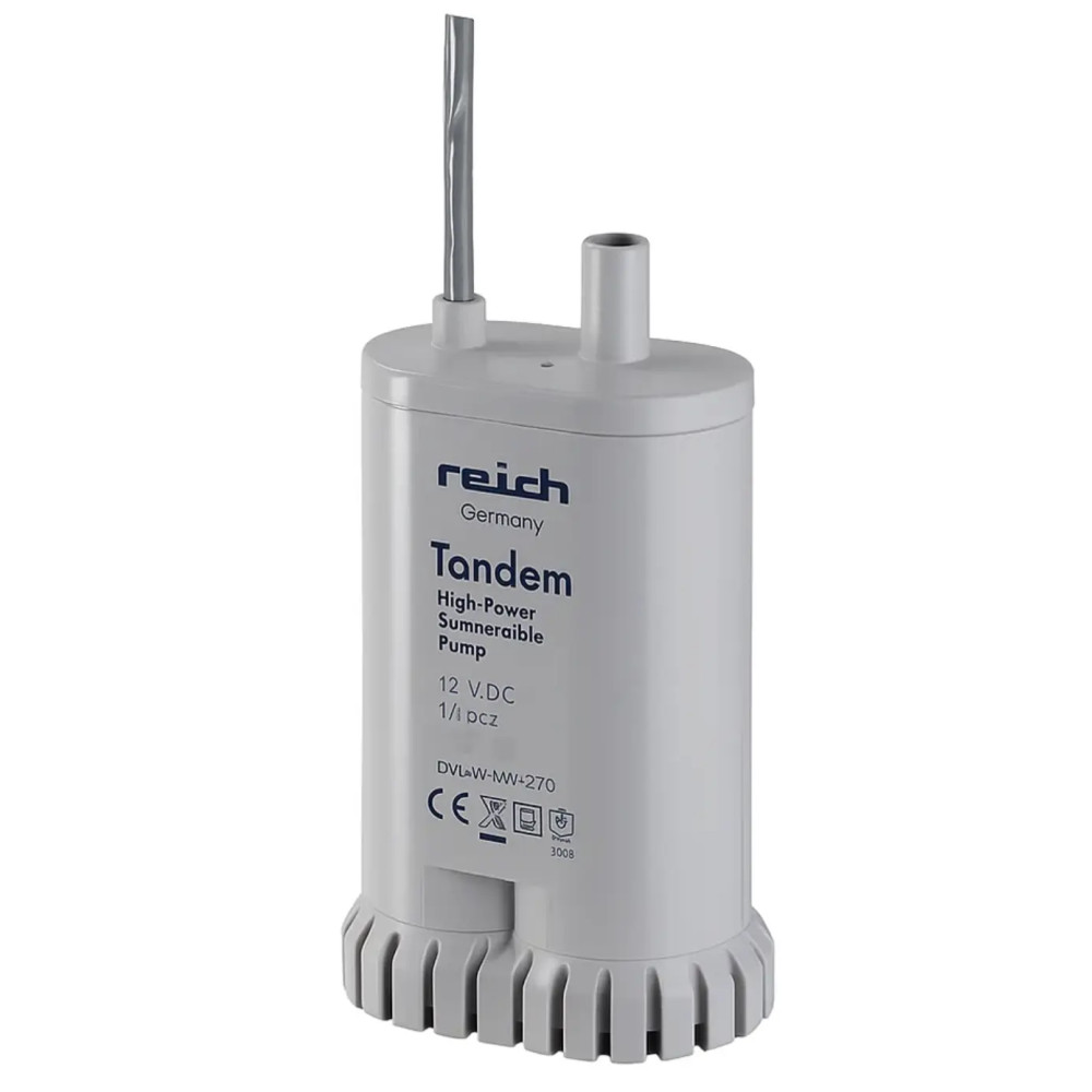 Reich Tandem uppopumppu 12V UniQuick-takaiskuventtiilillä