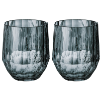 Koziol Superglas CLUB No. 23 -juomalasit 2 kpl, 200 ml, läpinäkyvä harmaa