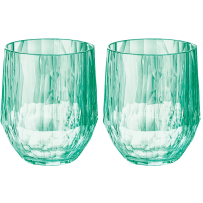 Koziol Superglas CLUB No. 23 juomalasit 2 kpl, 200 ml, läpinäkyvä jade
