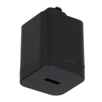 Haba Lanciano USB-C pistorasia, musta