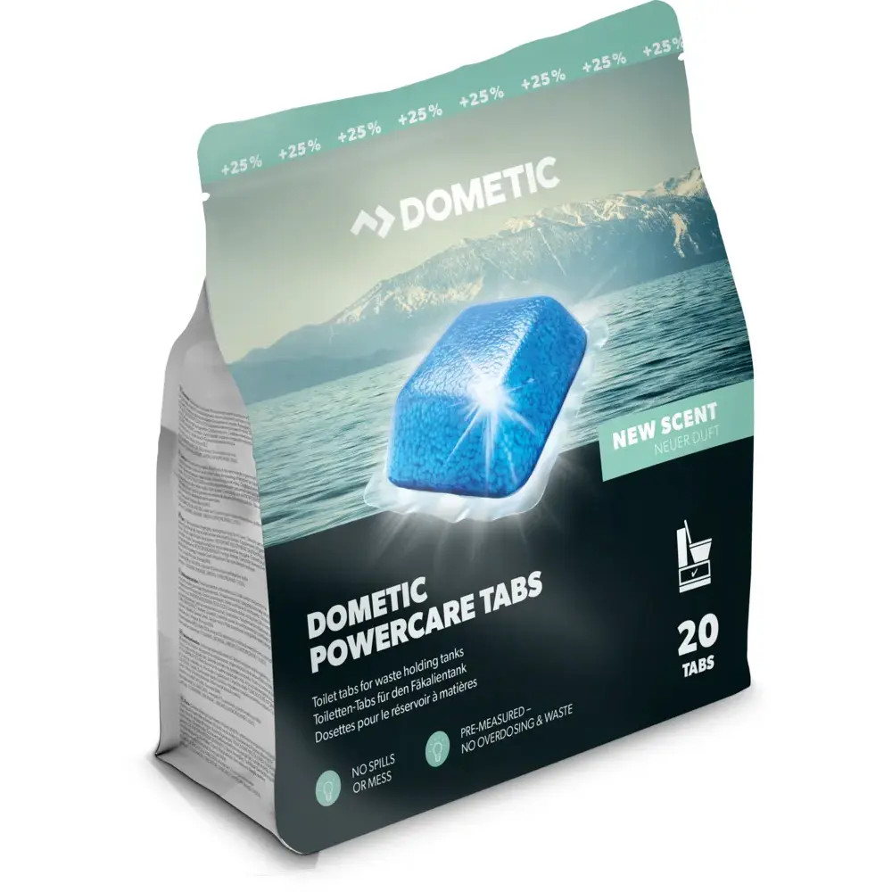 Dometic PowerCare Tabs käymälätiivistetabletit, 20 kpl