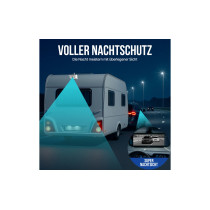 Falcon magneettinen langaton kamerajärjestelmä, 7" näyttö ja 50 m kantama